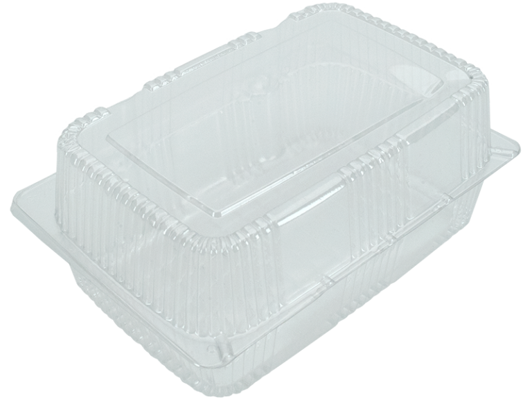 CLAMSHELL Lunch Box Hinged Extra Deep