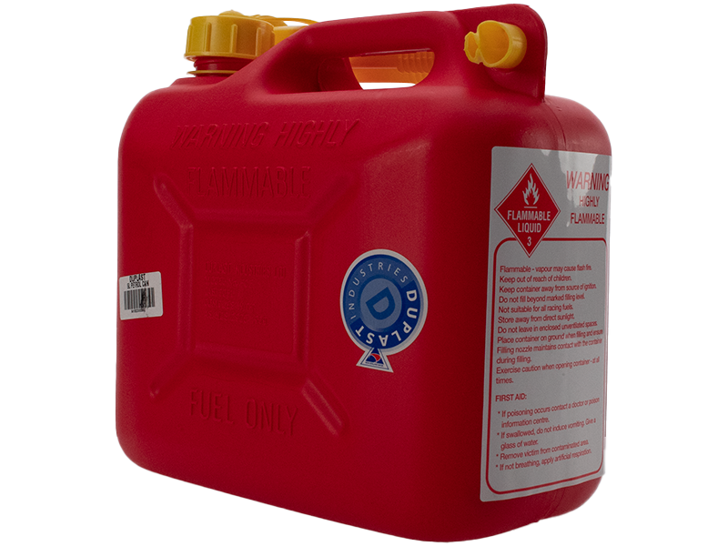 JERRY CAN 5L RED FUEL SAFE