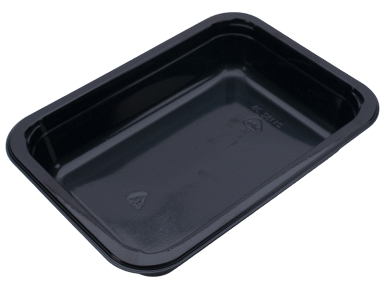 TRAY Ready Meal Lightweight 1182/36 Rectangle BLK