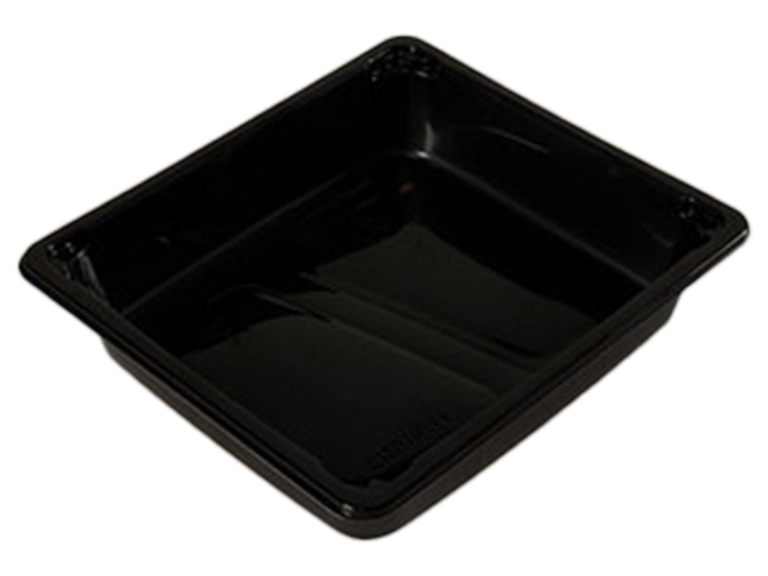 TRAY Ready Meal Rectangle BLK
