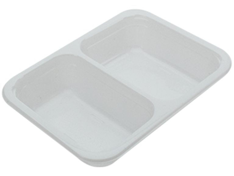TRAY Ready Meal 2 Compartments 1182/35/2 NAT