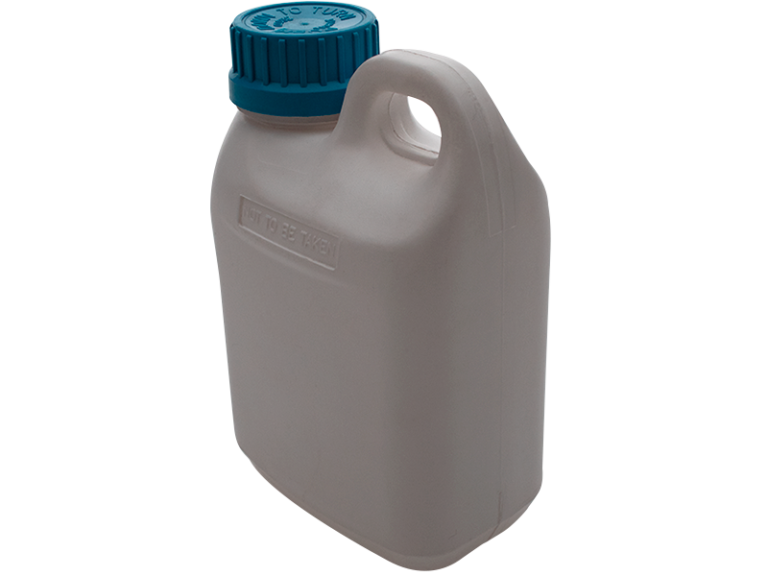 JERRY CAN 1L White TE  NTBT Square handle