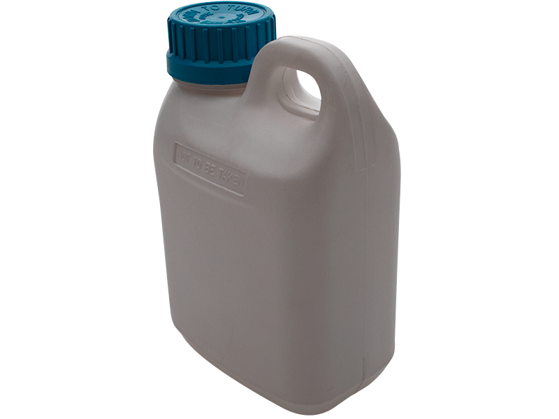 JERRY CAN 1L White TE  NTBT Square handle