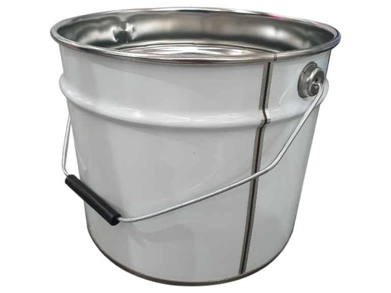 PAIL 20L Open Head White Epon Lined